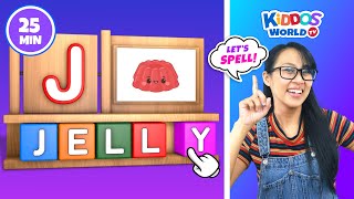Alphabet Spelling of Words from Letters A to Z - Learning Words Spelling for your Kiddos with Miss V
