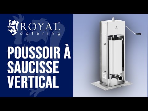 Vidéo - Poussoir à saucisse vertical - 15 l