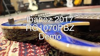 Video thumbnail for Ibanez 2017 RG1070PBZ Premium Demo | NAMM 2017 by Lee Wrathe