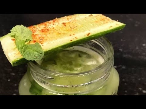 Prachi Sharma Masala Cucumber lemonade