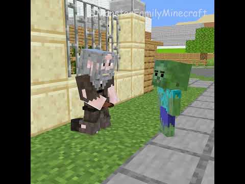 Grimace helps the good Baby Zombie #short