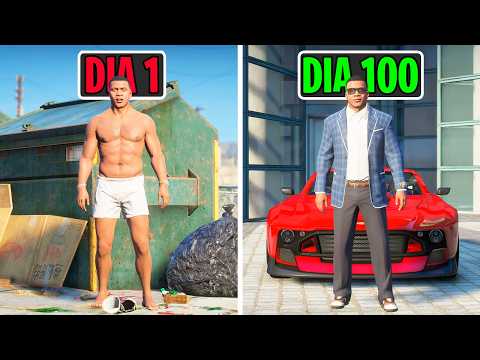 Pasé 100 Días en GTA 5 REALISTA