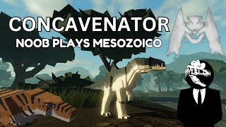 Concavenator: Noob Plays Mesozoico | Roblox Mesozoico