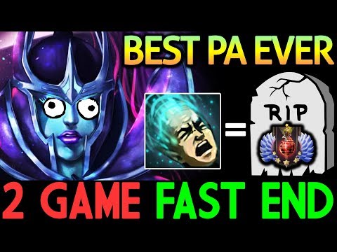 QO Dota 2 [Phantom Assassin] 2 Game Fast End - The Best PA Ever