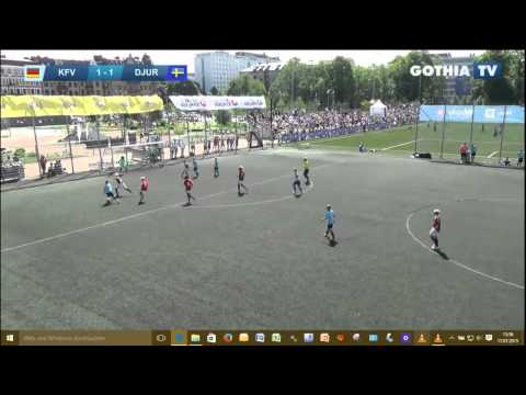 Gothia Cup 2015 Viertelfinale B12 Playoff B KFV Segeberg 1 - Djurgarden IF FF 1