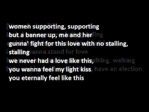 Falling In Love - Ironic ft Jessica Lowndes Lyrics On Screen