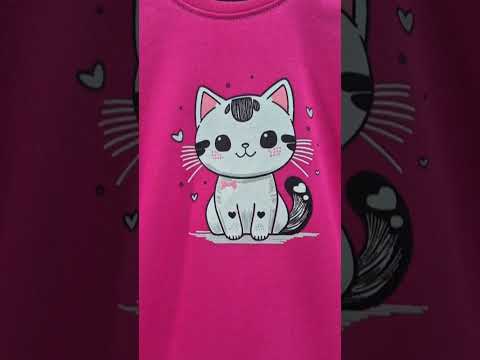 Лонгслив для девочки с принтом интерлок - фото 1 - id-p2328230544