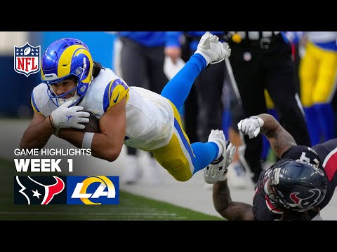Houston Texans vs. Los Angeles Rams Game Highlights | NFL 2025 Season Week 1
