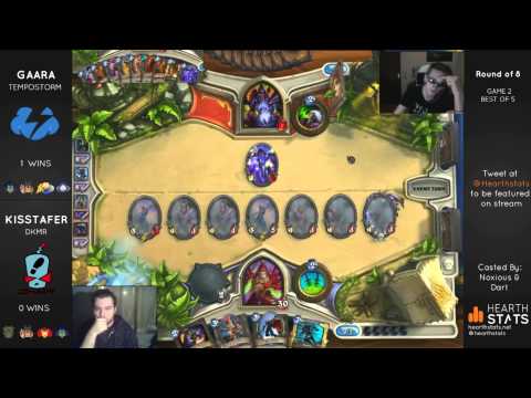 HearthStats League Invitational Hearthstone Round of 8 - Gaara vs Kisstafer