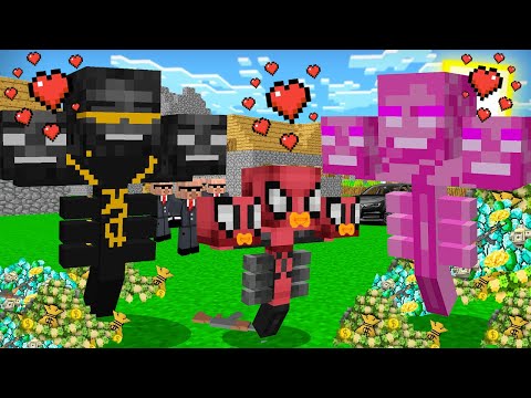 FAKİRİN WİTHER AİLESİ OLDU! 😱- Minecraft