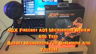 Video thumbnail for ADX Firecast A01 Microphone Review And Test (Budget Microphone for Streaming And Youtube) by ImKevBe