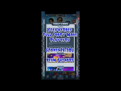 Sega Heroes - Full Story Mode Playthru (Zones 21-30)