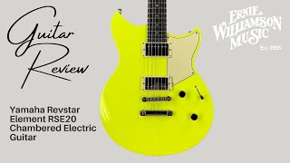 Video thumbnail for High Performance and No Nonsense! The Yamaha Revstar Element RSE20 Electric Guitar by Ernie Williamson Music