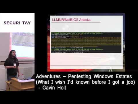 Securi-Tay 2017 - Adventures – Pentesting Windows Estates