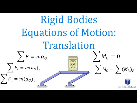 Rigid Bodies and Equations of Motion Translation (Learn to solve any question)