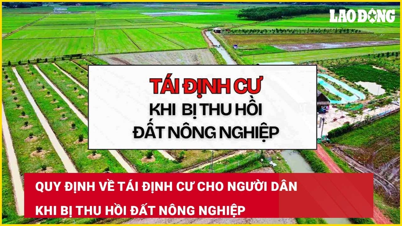 Quy định về tái định cư cho người dân khi bị thu hồi đất nông nghiệp