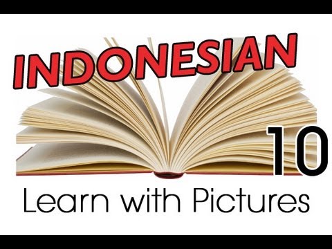 Learn Indonesian Vocabulary with Pictures - What's in your School Bag?
