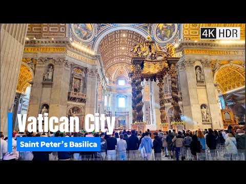 Inside St Peter’s Basilica | Vatican City Full Tour 4K