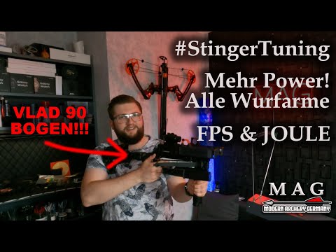 #StingerTuning - Limbs: 90lbs, "90lbs" VLAD, 120lbs, 150lbs + Dampers & Aluminum End Caps Test