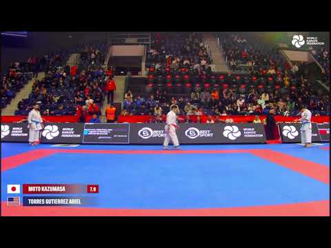 Kazumasa Moto  (Gojushiho sho) VS Torres Ariel 🇺🇸 (Anan Dai) - Male Kata Semi Finals Istanbul 2026