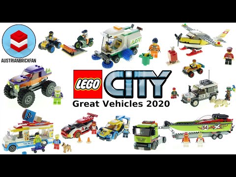 All Lego City Great Vehicles 2020 - Lego Speed Build Review