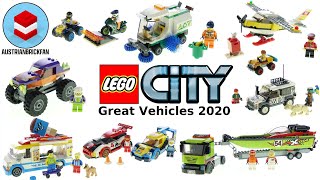All Lego City Great Vehicles 2020 - Lego Speed Build Review