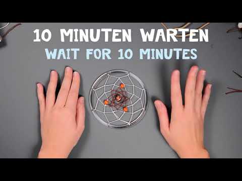 Folia Bringmann Lapač snov mini set  / Basteln mit folia Anleitung Traumfänger