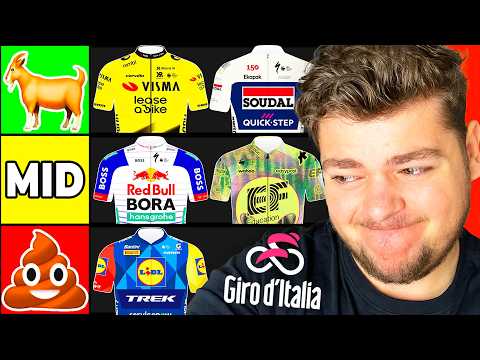 RANKING EVERY TEAM at GIRO D'ITALIA 2026 - Tier List