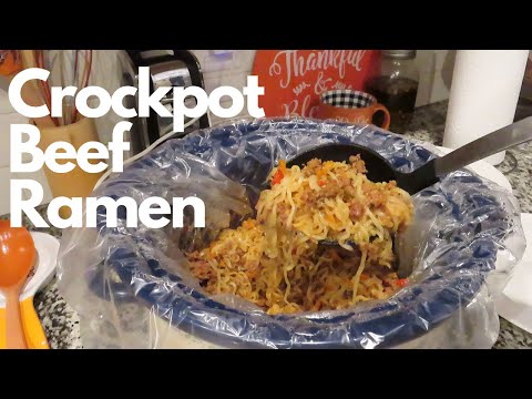 Crocktober ~ Beef Ramen | 1 Crockpot Meal Every Sunday in October