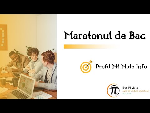 BACALAUREAT MATEMATICA 2022 ❌ Model oficial Noiembrie 2021 // Profil: M1 Mate Info