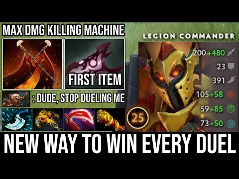 How to Win Every Duel & Mid LC in 7.22g with First Item Armlet Crazy Bonus DMG Killing Machine DotA2