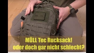 Günstiger Miltec Rucksack? Müll? oder doch ganz gut?