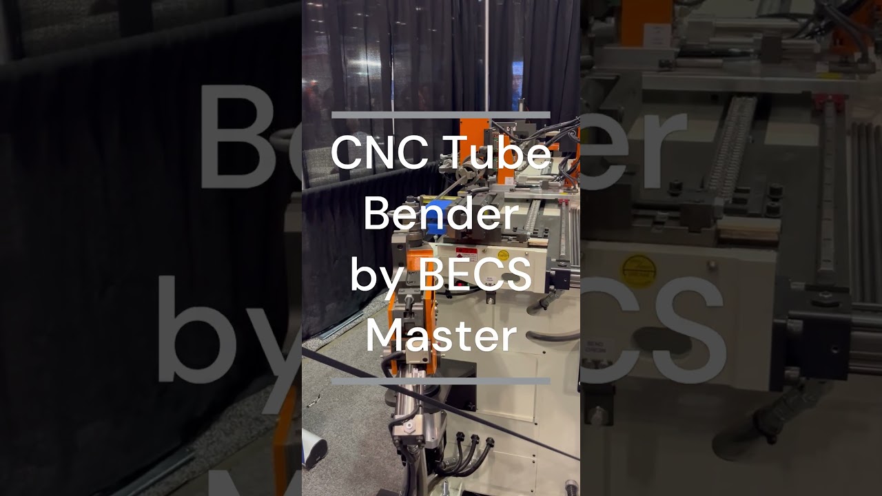 CNC Tube Bending Machine Demo #fabtech #fabrication