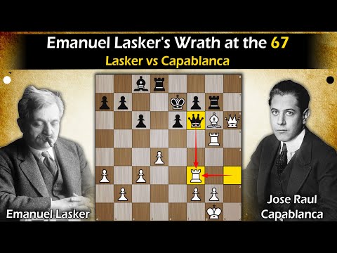 Emanuel Lasker's Wrath at the 67 | Lasker vs Capablanca 1935