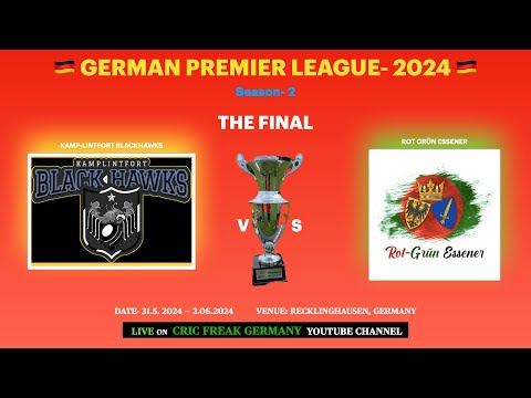 Live Cricket Match | Rot-Grun Essener vs Kamp-Lintfort BlackHawks | 02-Jun-24 05:57 PM | German Pr…