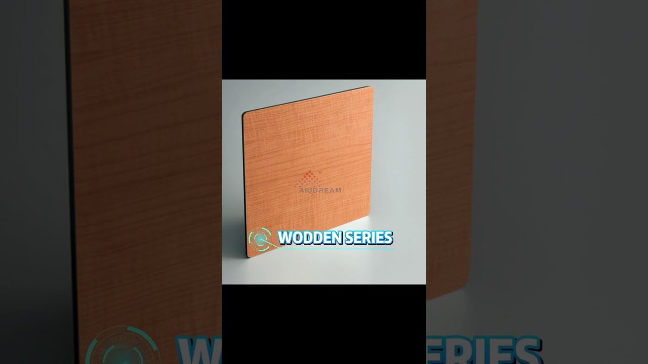 Full range of aluminum composite panel products.