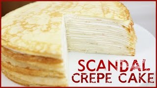 20 LAYER CREPE CAKE from SCANDAL – DIY