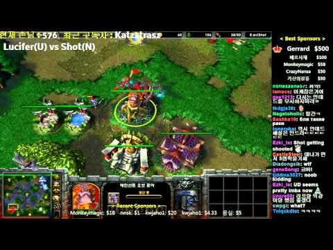 워크3 인컵 11회차 8강 Lucifer vs Shot