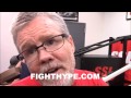 FREDDIE ROACH SAYS PACQUIAOS PUNCHING.