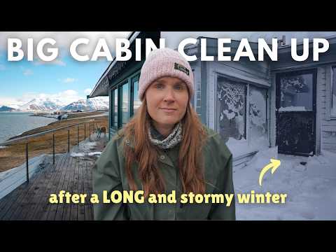 BIG Spring Clean‑Up at Our Cabin ︱ BACK to WORK on Svalbard