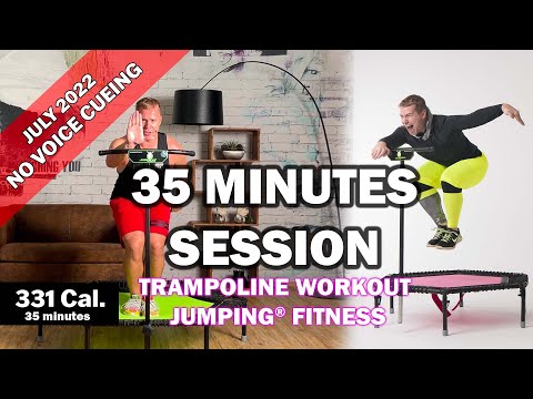 35 minutes trampoline session July 2022 - Jumping® Fitness [NO VOICE CUEING]