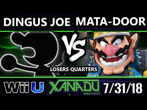 S@X 261 Smash 4 - Dingus Joe (Game and Watch) Vs. Mata-Door (Wario) - Wii U Losers Quarters