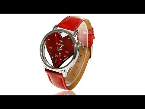 Video — Armbanduhr WH-144 - Rot