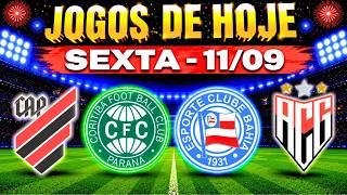 📺ONDE ASSISTIR OS JOGOS DE HOJE DO BRASILEIRÃO 2026 SEXTA-FEIRA 11/09/2026