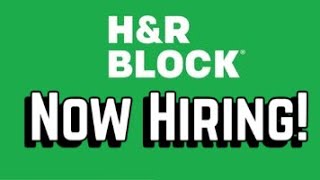 H&R Block is Hiring
