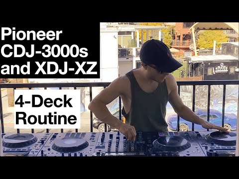 Trentino 4-Deck Routine on the Pioneer CDJ-3000s and XDJ-XZ.