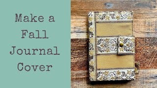 Make a Fall Theme Junk Journal Cover with Beebeecraft Trim