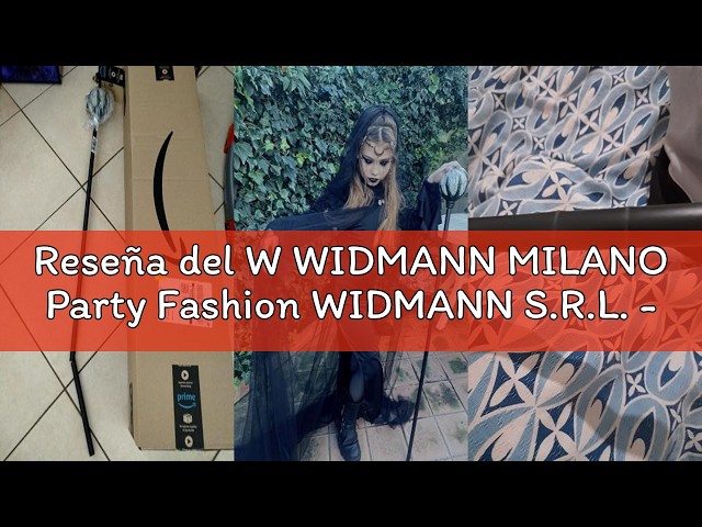Vídeo relacionado con W WIDMANN MILANO Party Fashion - Disfraz de astronauta para mujer, mono espacial, conjunto de chica espacial para carnaval y fiestas temáticas