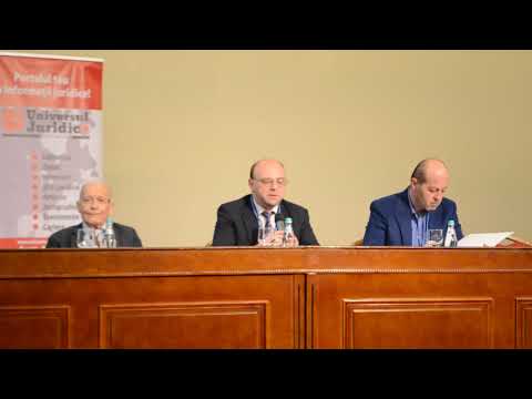Decan Florin Streteanu in deschidere conferinta 5 ani Codurile penale