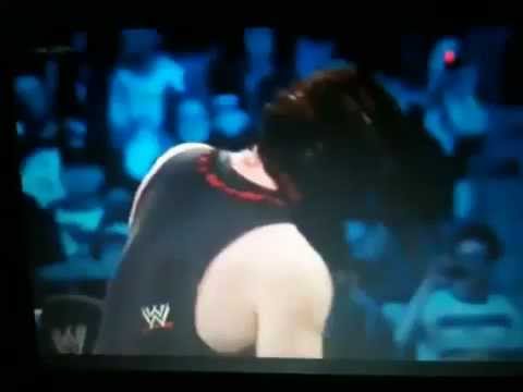 WWE Kane attacks Randy Orton 3/2/12
